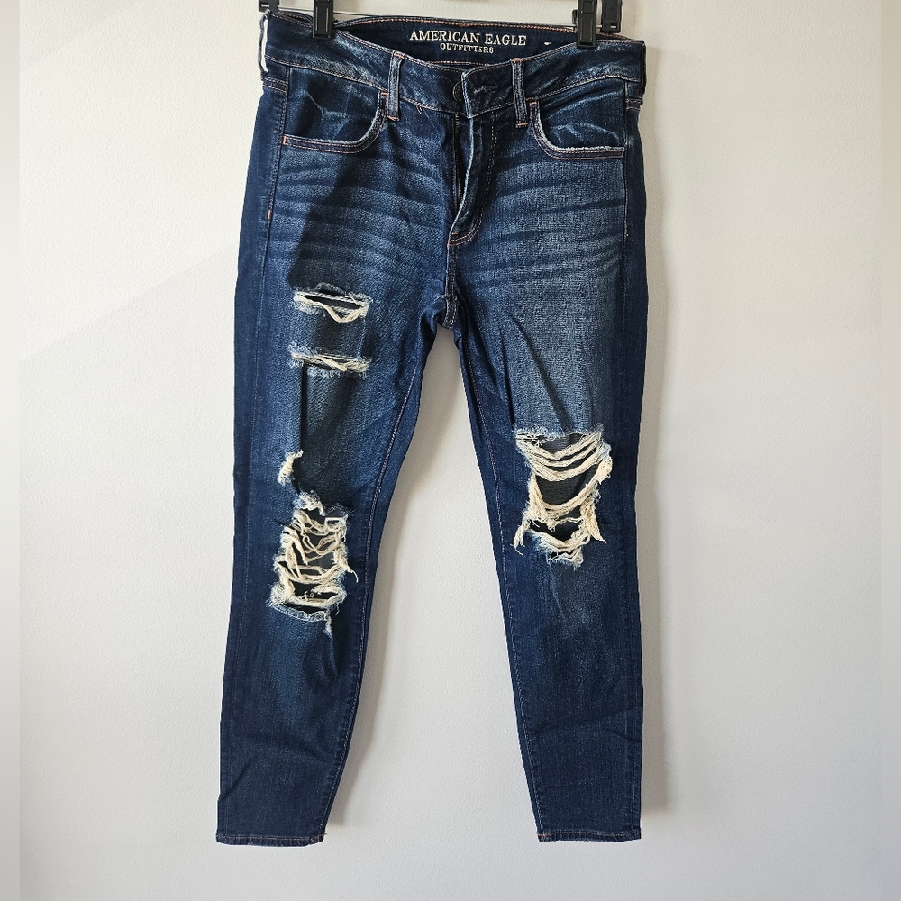 American Eagle Ripped Skinny Jeans